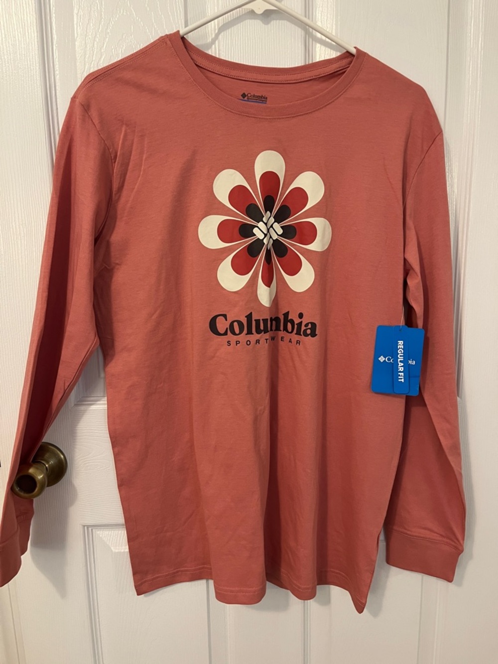 Columbia Dusty Rose Long Sleeve Floral Graphic Tee